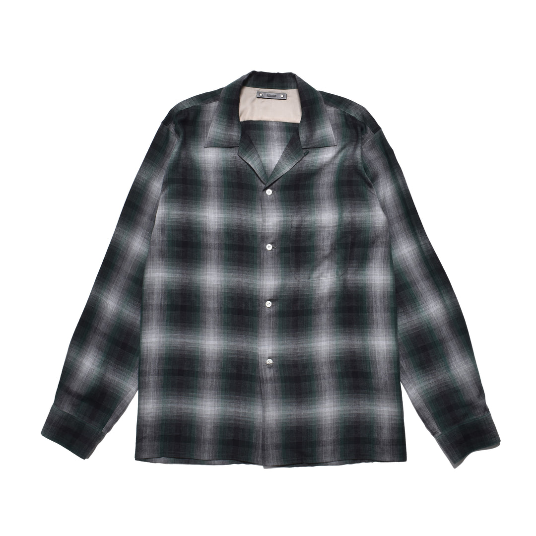 T.Rayon Ombre Open Collar Shirt