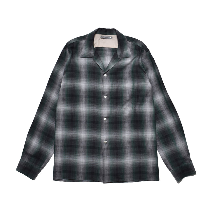 T.Rayon Ombre Open Collar Shirt