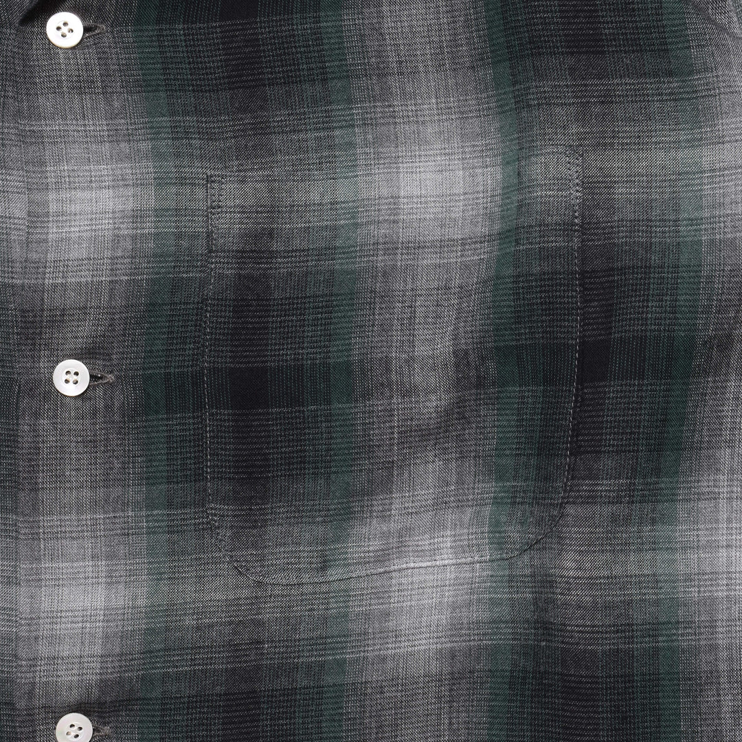 T.Rayon Ombre Open Collar Shirt