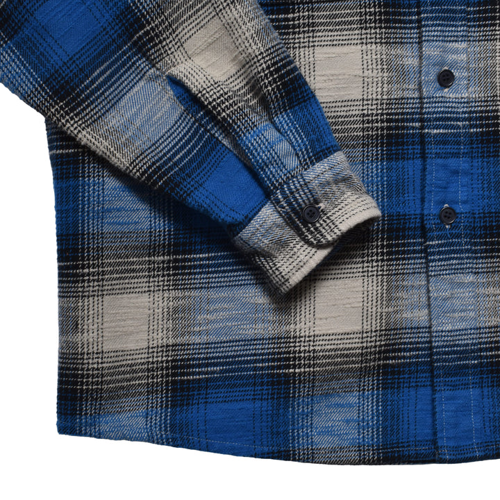 Heavy Cotton Flannel Ombre Work Shirt
