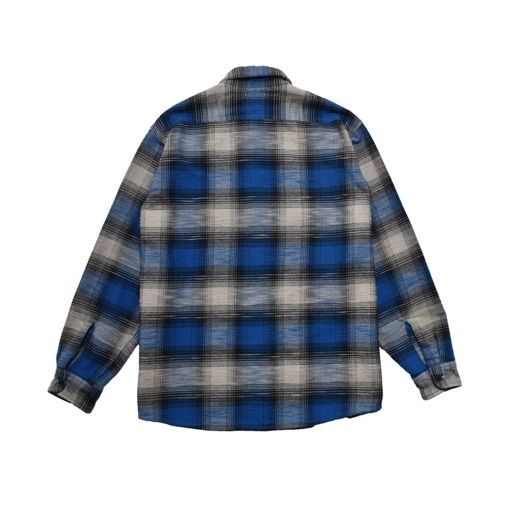 Heavy Cotton Flannel Ombre Work Shirt