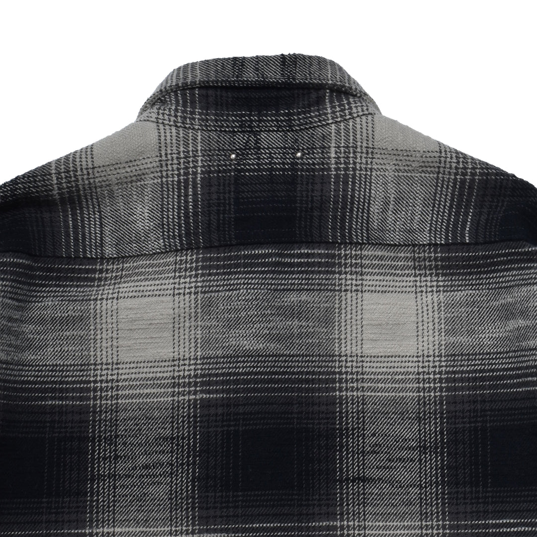 Heavy Cotton Flannel Ombre Work Shirt
