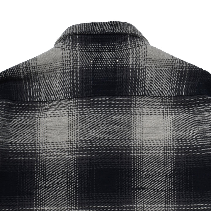 Heavy Cotton Flannel Ombre Work Shirt