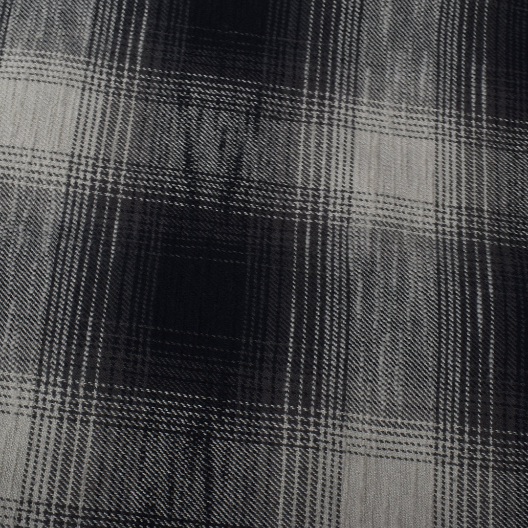 Heavy Cotton Flannel Ombre Work Shirt