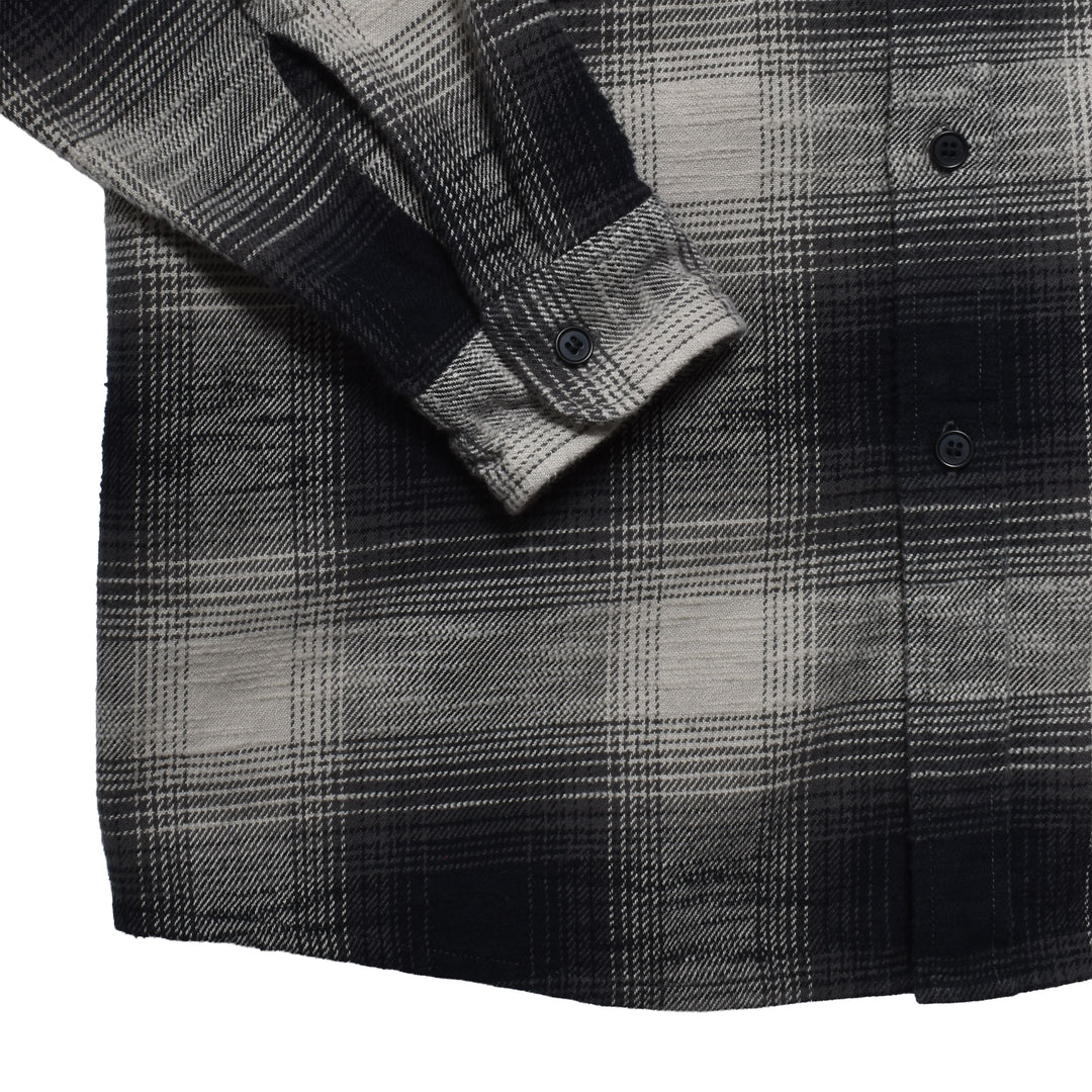 Heavy Cotton Flannel Ombre Work Shirt