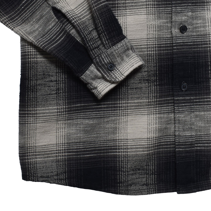 Heavy Cotton Flannel Ombre Work Shirt