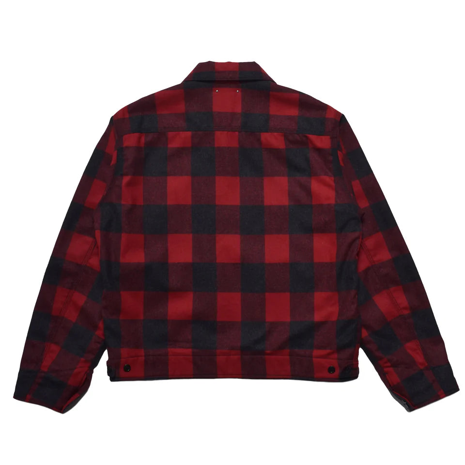 PENDLETON W. Plaid Zip-Up Work Jacket