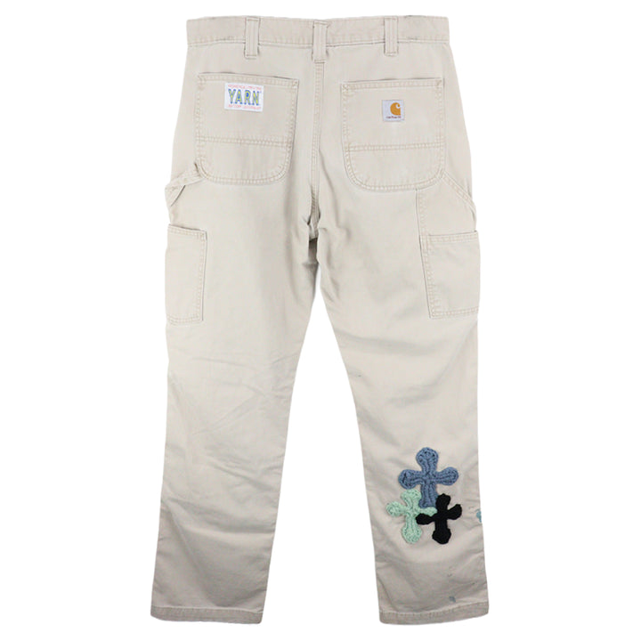 "YARN" x Carhartt work pants with 3D Cross [D]