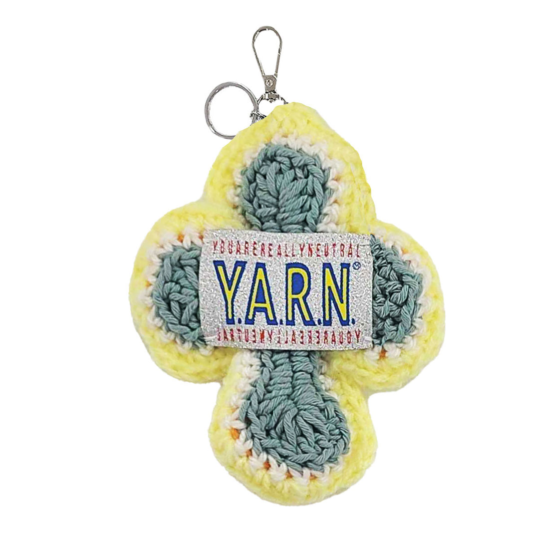 Y.A.R.N. - 3D Cross Handmade Knit Key Holder【E type】