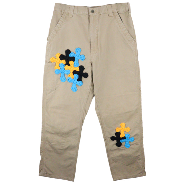"YARN" x Carhartt work pants with 3D Cross [E]