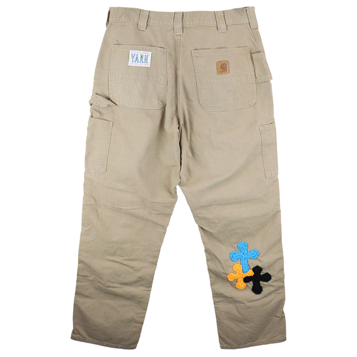 "YARN" x Carhartt work pants with 3D Cross [E]