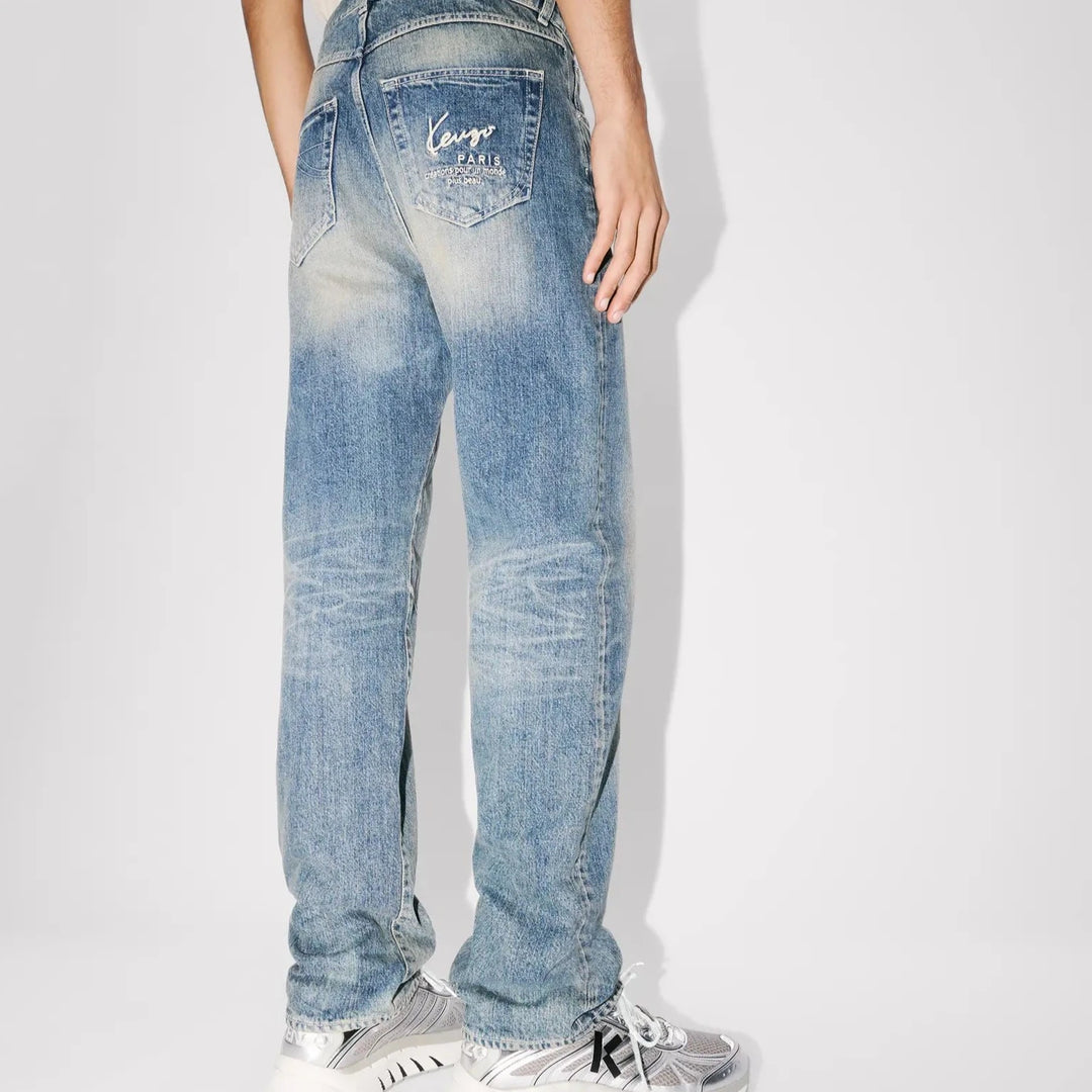 KENZO - LARGE STRAIGHT FIT JEANS