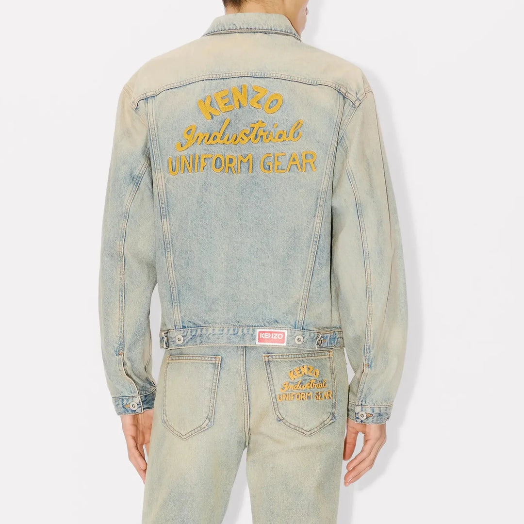 KENZO DRAWN VARSITY' Denim Tracker Jacket | Why are you here? KENZO DRAWN VARSITY' Denim Tracker Jacket | Why are you here?