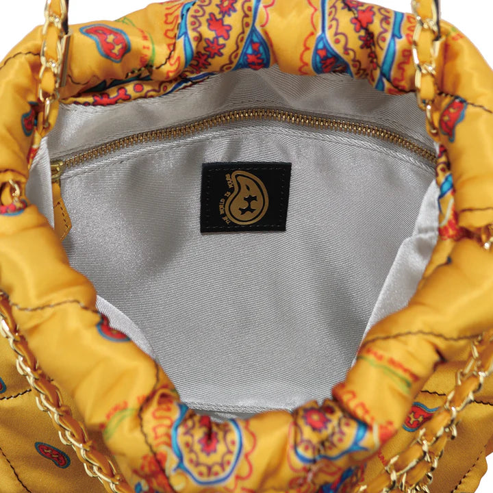 THE WORLD IS YOURS - Paisley Silk Chain Pouch