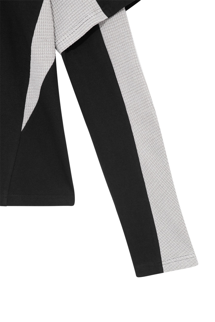 Diffraction Knit Layered Longsleeve