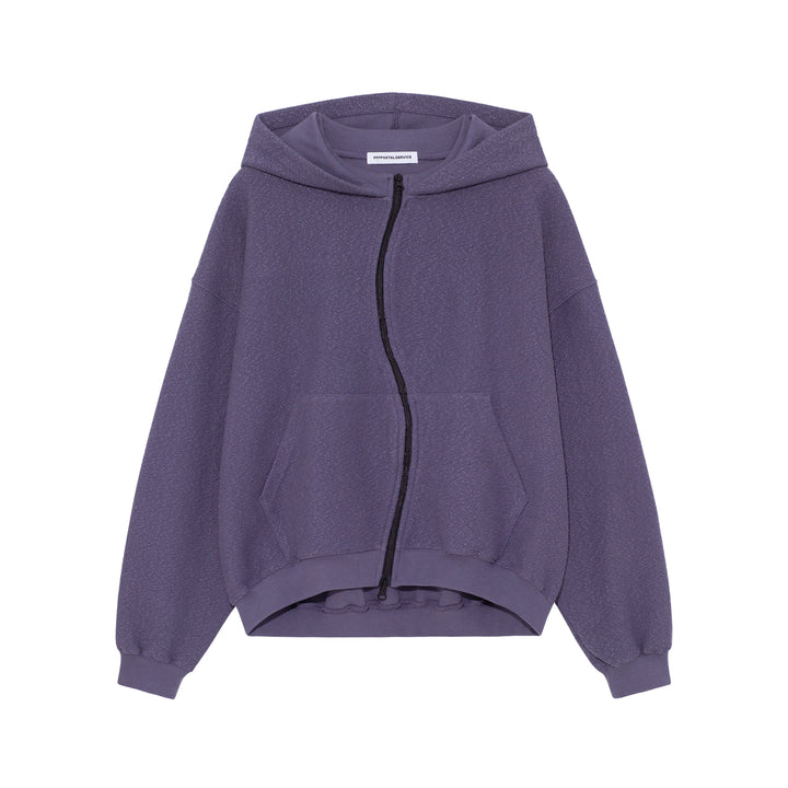 RH Curved Zip Up Hoodie