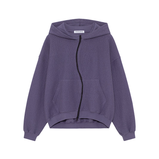 RH Curved Zip-Up Hoodie