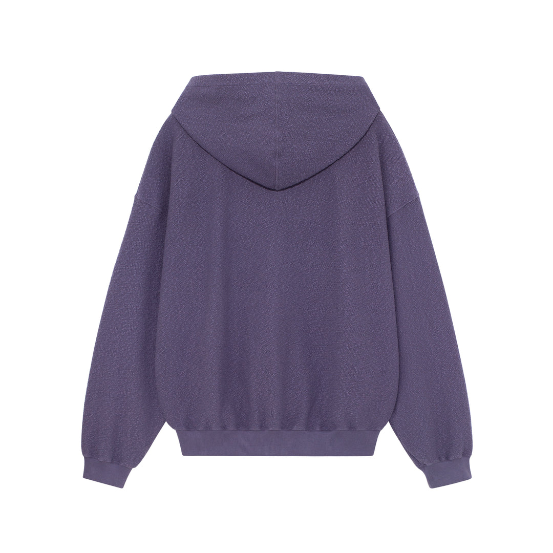 RH Curved Zip Up Hoodie