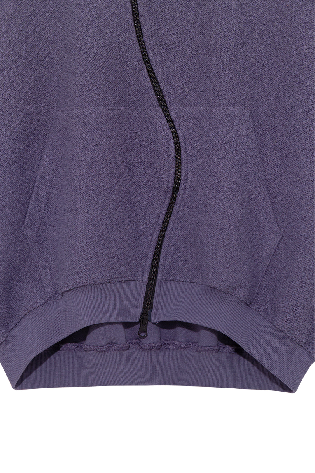 RH Curved Zip Up Hoodie