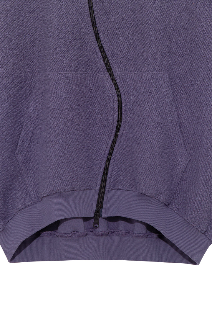 RH Curved Zip Up Hoodie