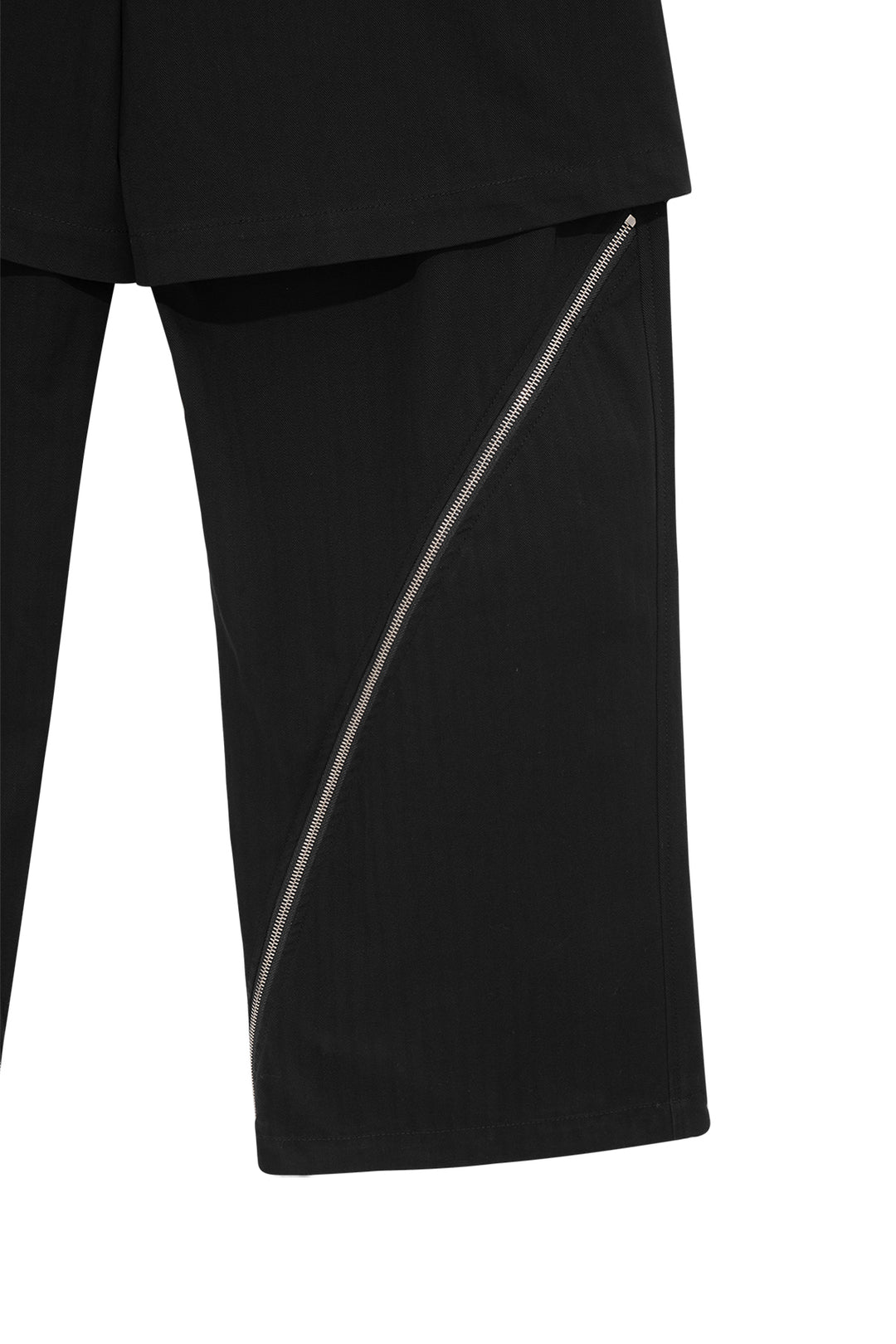 Double Layered Zip Trousers