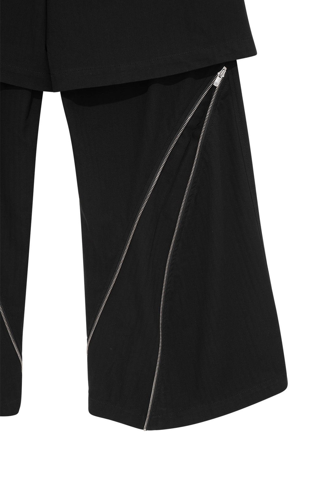 Double Layered Zip Trousers