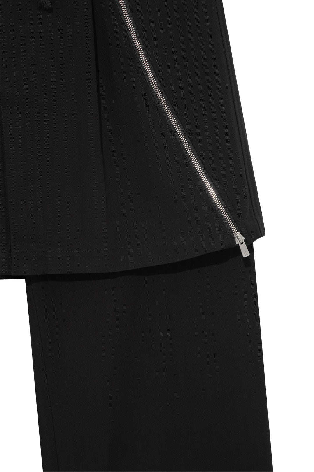 Double Layered Zip Trousers