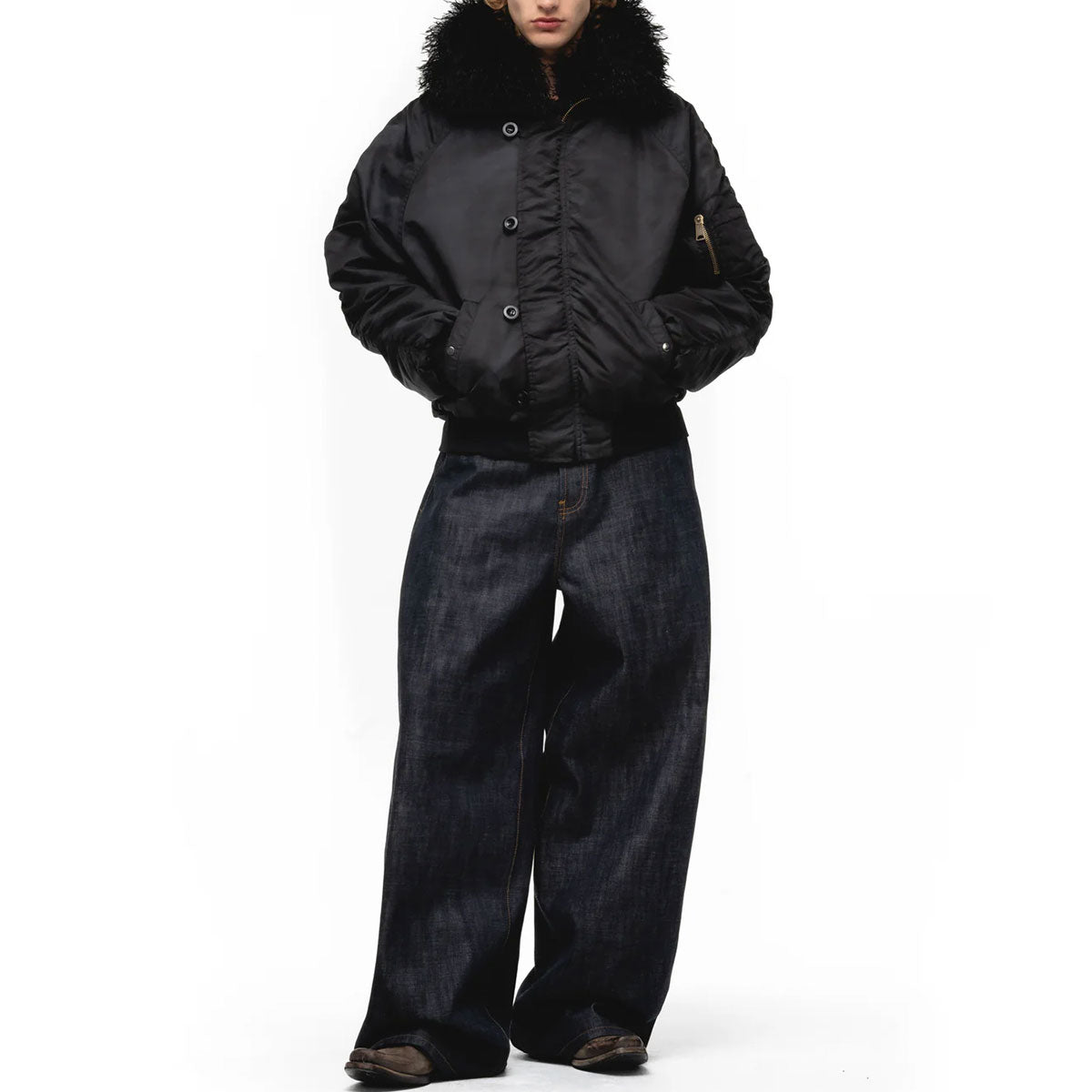ASTRO FUR BOMBER JACKET | Why are you here?