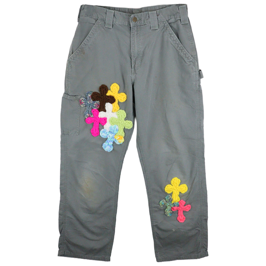 "YARN" x Carhartt work pants with 3D Cross [F]