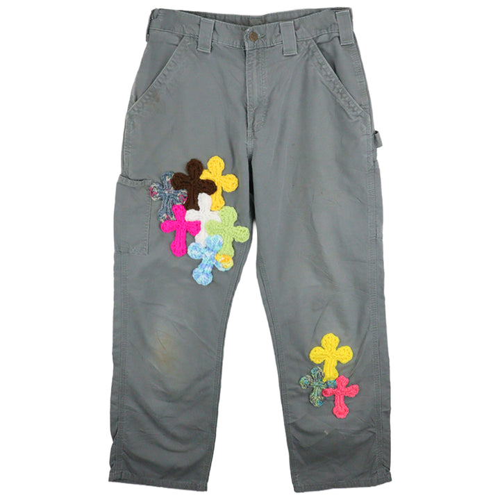 "YARN" x Carhartt work pants with 3D Cross [F]