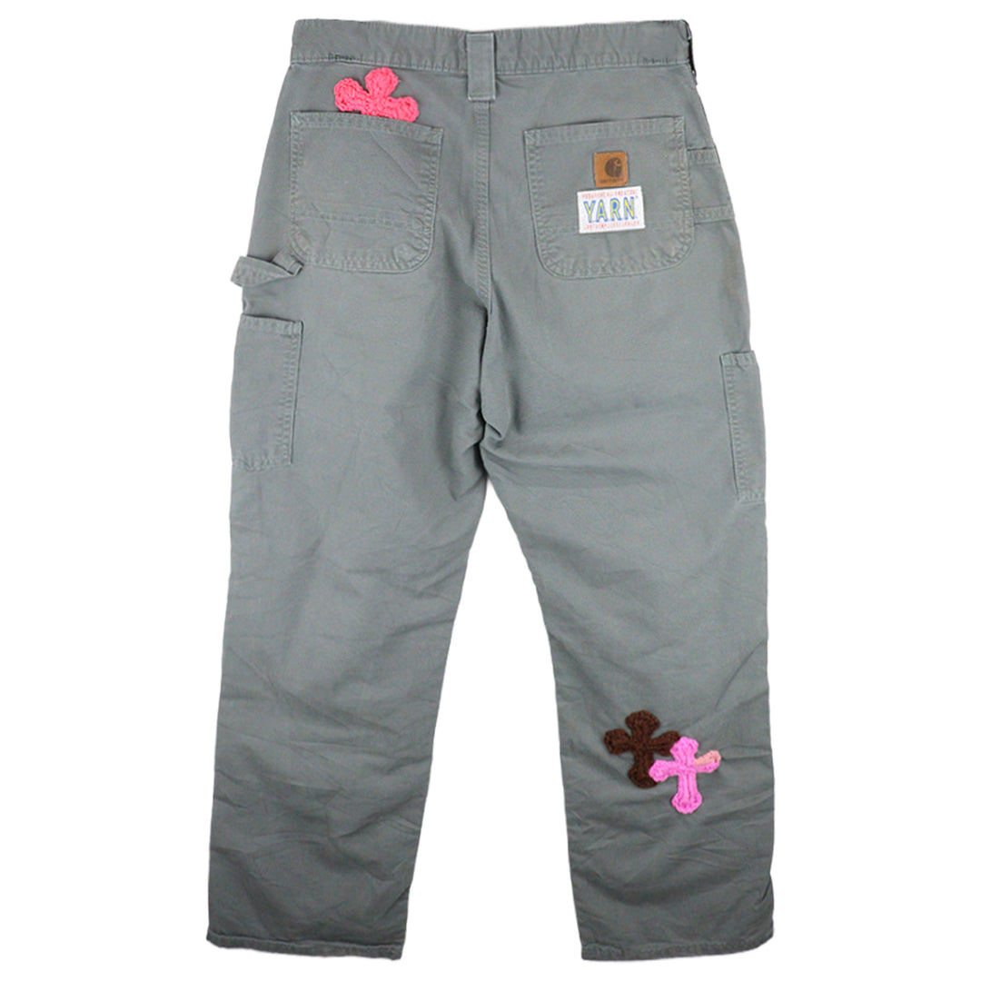 "YARN" x Carhartt work pants with 3D Cross [F]