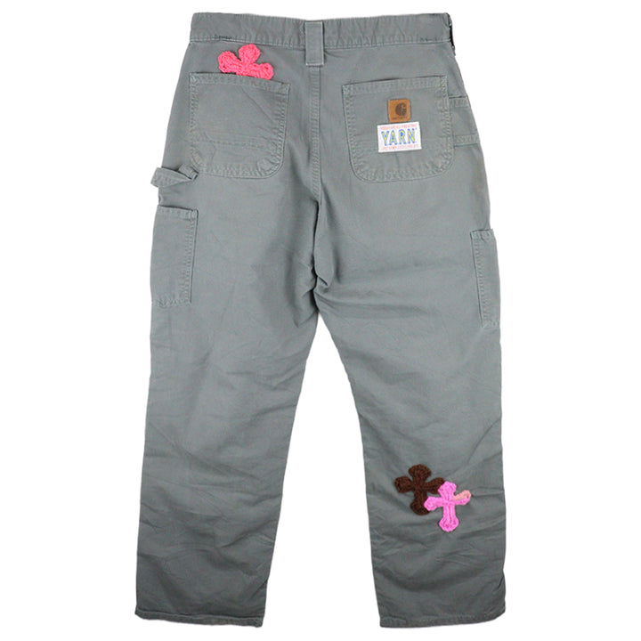 "YARN" x Carhartt work pants with 3D Cross [F]