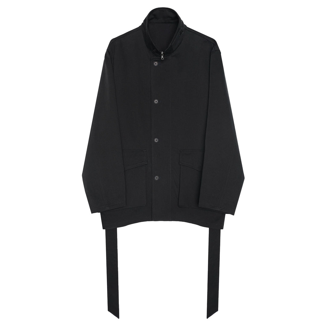 VUJADE - Grover Zip Blouson in Brushed Cotton