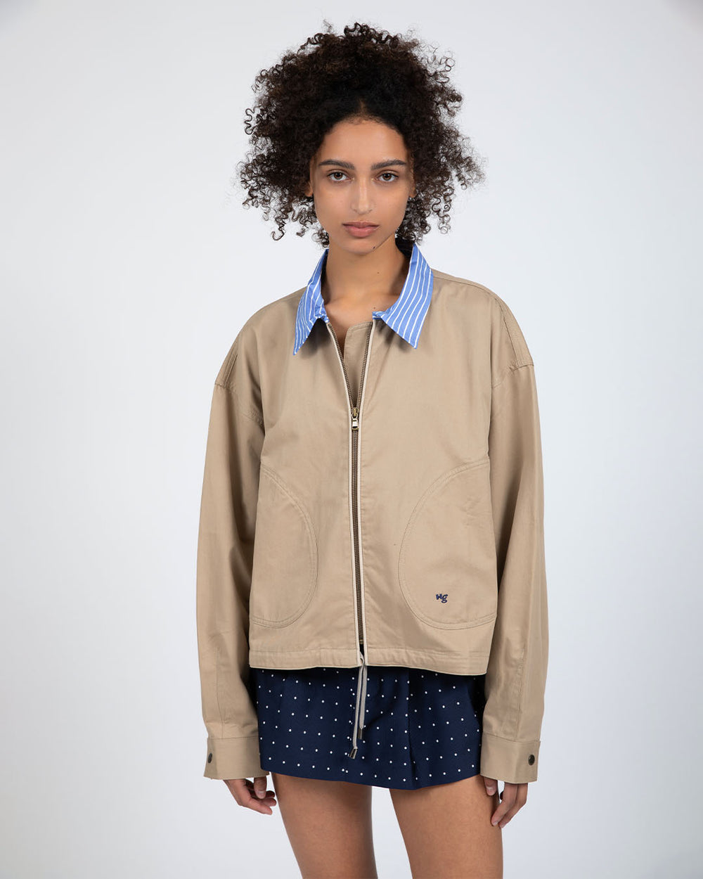 HommeGirls - FLIP WAIST MINI SKIRT W/ BELT