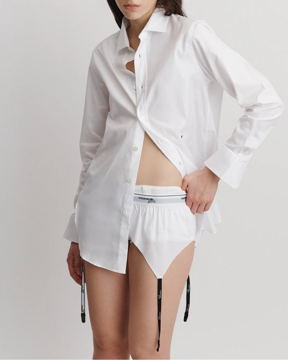 HommeGirls - BOXER GARTER BELT