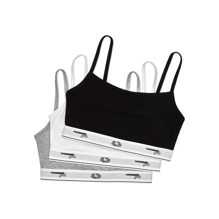 HommeGirls x Fruit Of The Loom Cami Bralette (3-Pack)