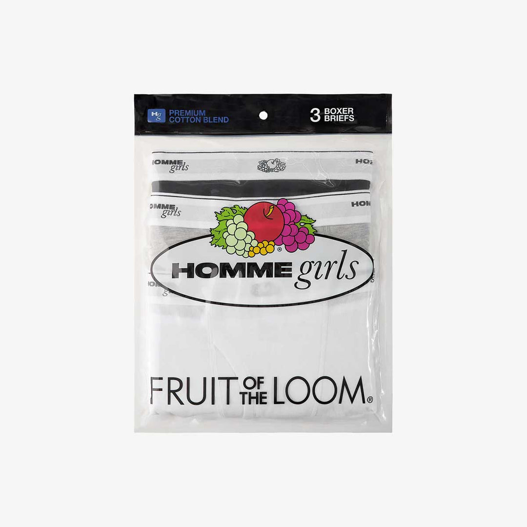 HommeGirls x Fruit of the Loom Boxer Briefs (3-Pack)