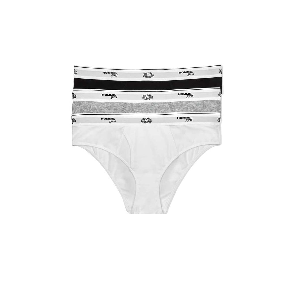 HommeGirls | HommeGirls x Fruit of the Loom Bikini Brief (3-Pack)