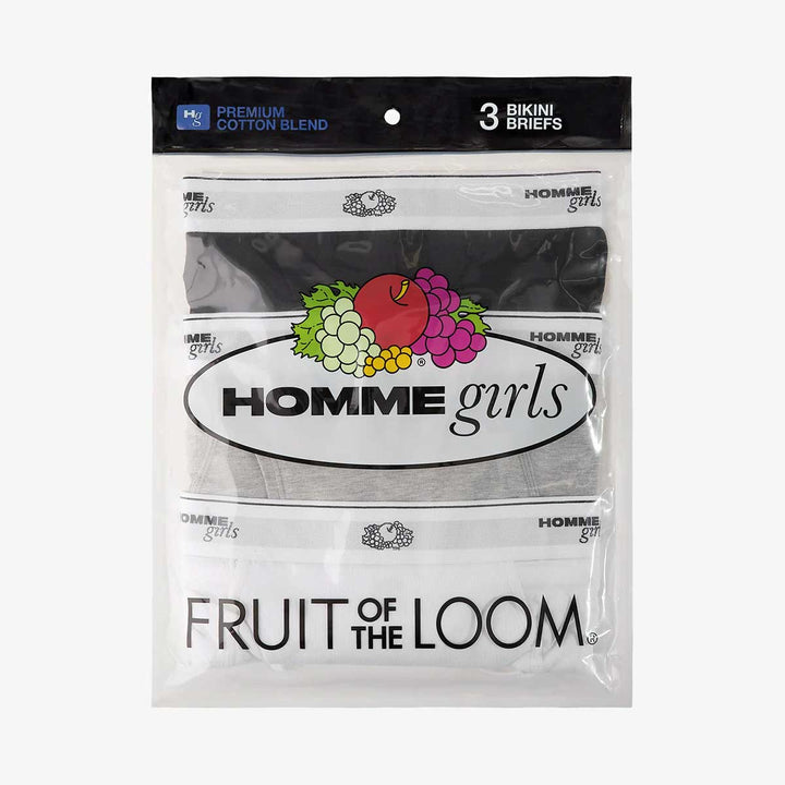 HommeGirls x Fruit of the Loom Bikini Brief (3-Pack)