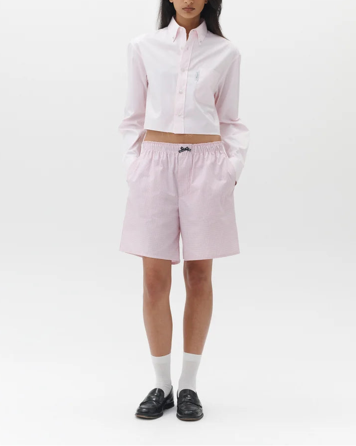 Cropped Oxford Shirt