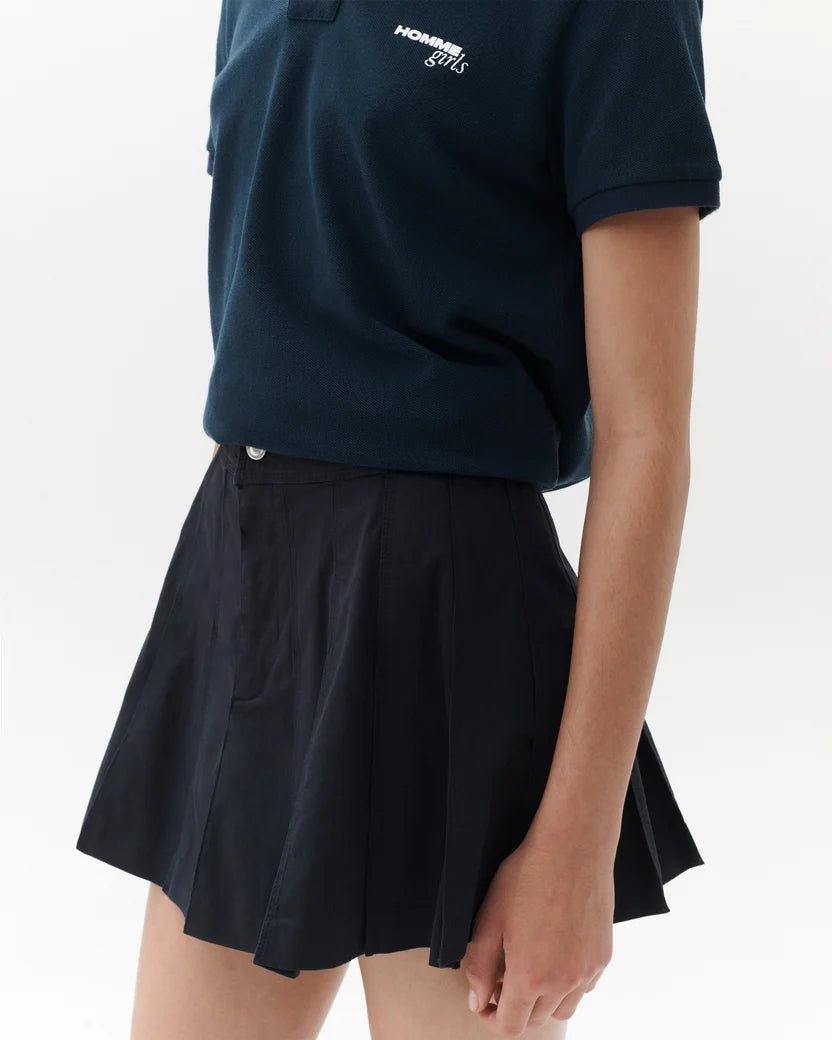 Pleated Mini Skirt