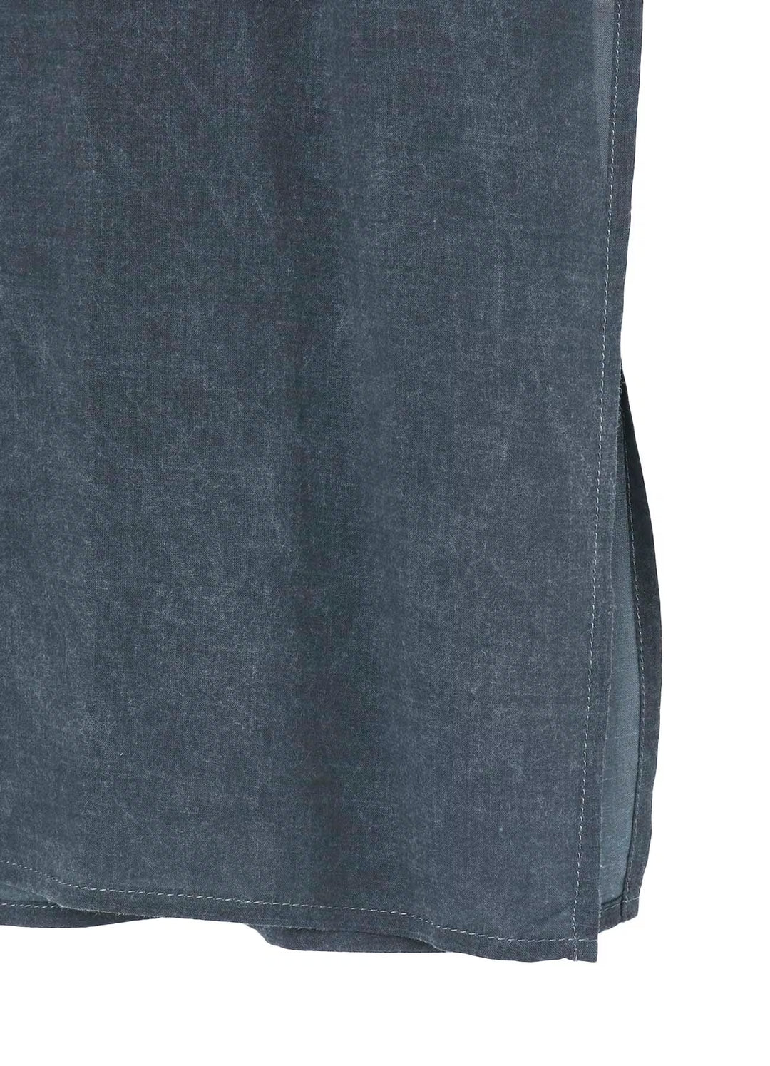 Yohji Yamamoto - CELLULOSE COATING SCARF GATHER BLOUSE