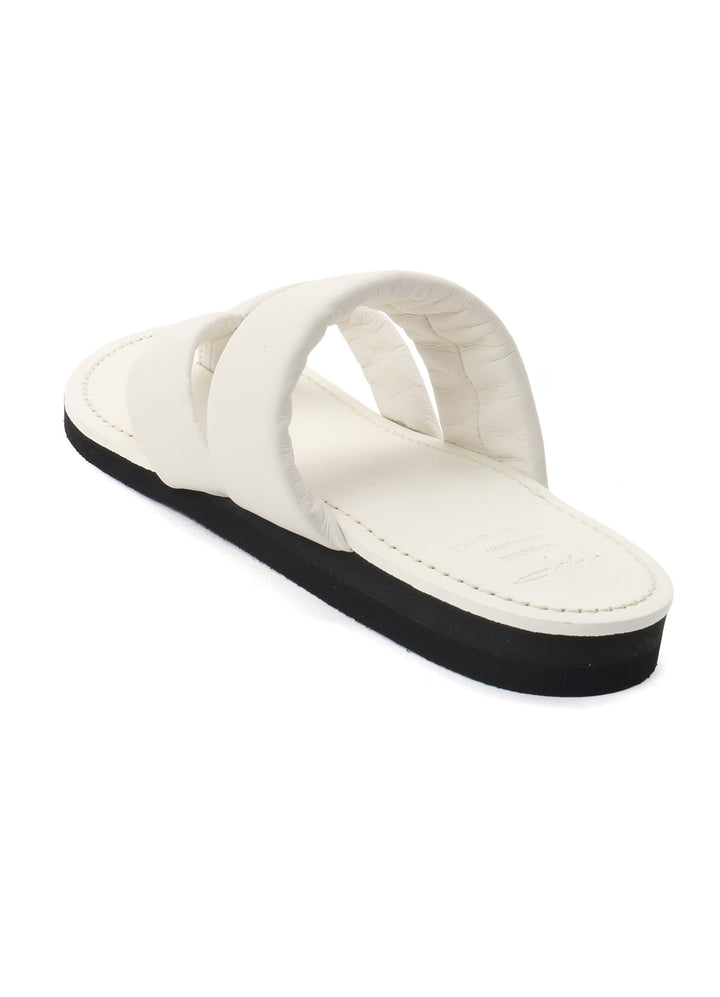 Yohji Yamamoto - SOFT LEATHER STRAP FLIP FLOPS