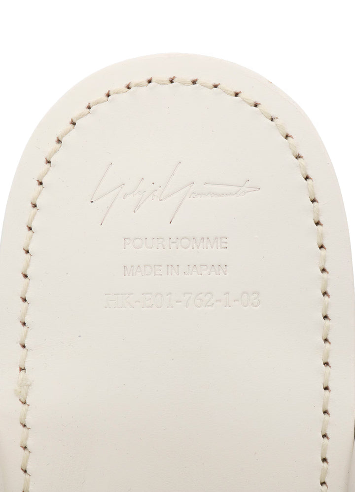 Yohji Yamamoto - SOFT LEATHER STRAP FLIP FLOPS