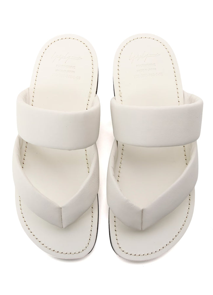 Yohji Yamamoto - SOFT LEATHER STRAP FLIP FLOPS