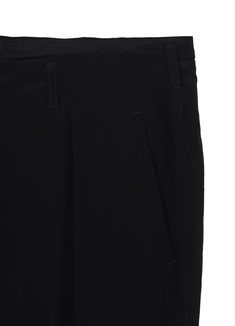 Yohji Yamamoto - CREPE DE CHINE 1 TUCK PANTS