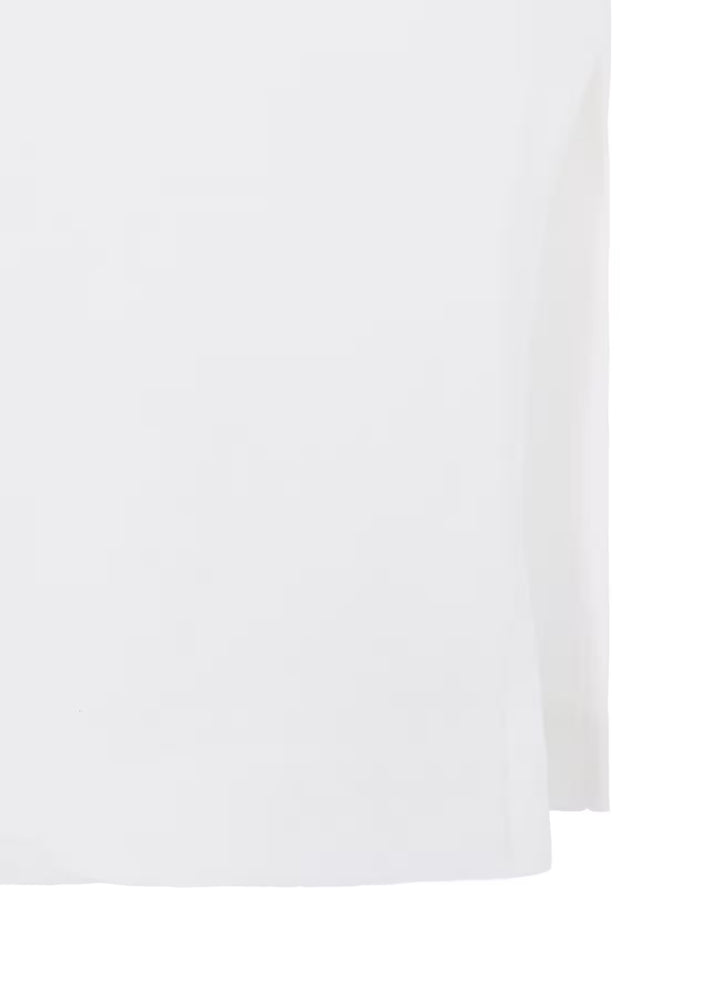 Yohji Yamamoto - 50/-SUPER HIGH TWISTED JERSEY D NECK LINE LONG SLV PT B