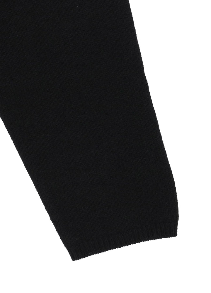 Yohji Yamamoto - 7G1P PLAIN STITCH WITH STRING STRING ROUND NECK PO