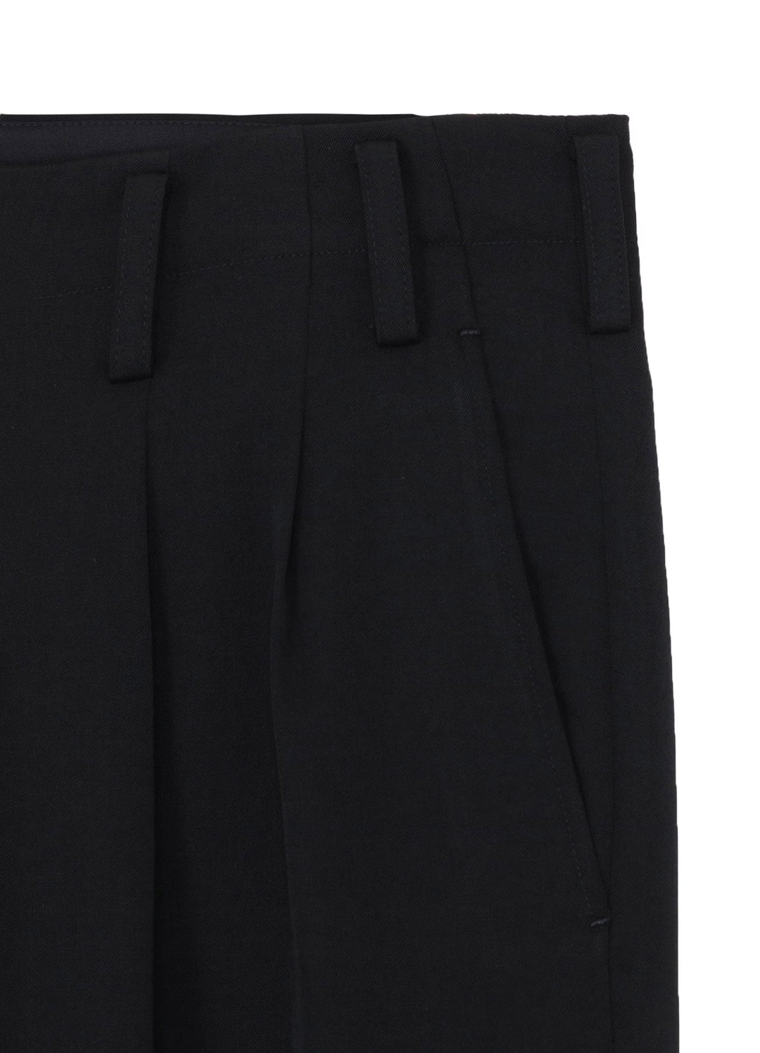 Yohji Yamamoto - WOOL GABARDINE 2TUCKS PANTS