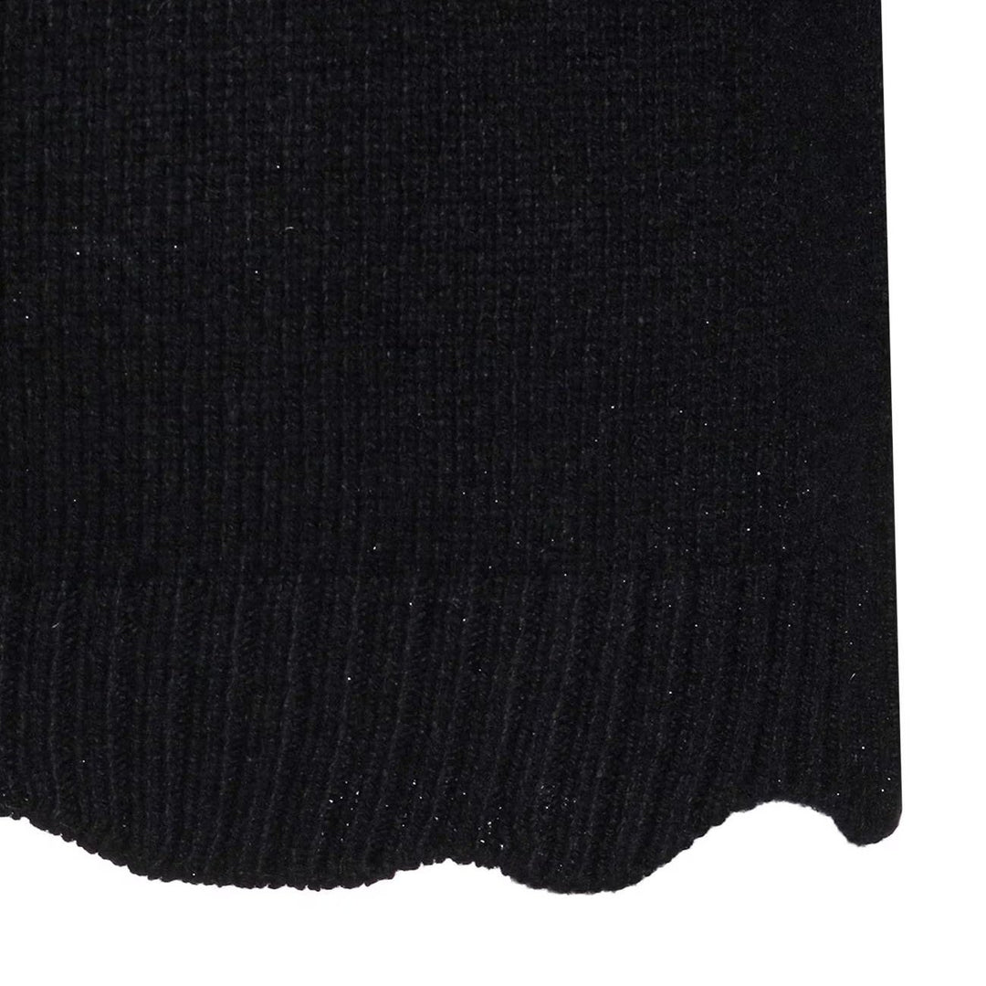 7G RIB V NECK KNIT